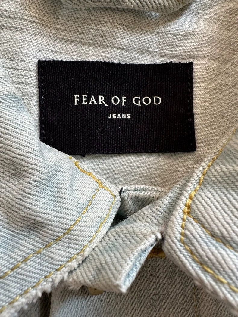 Fear of God Fear of God 5th Ice Blue Denim Jacket - dmc Size US S / EU 44-46 / 1 - 5 Thumbnail