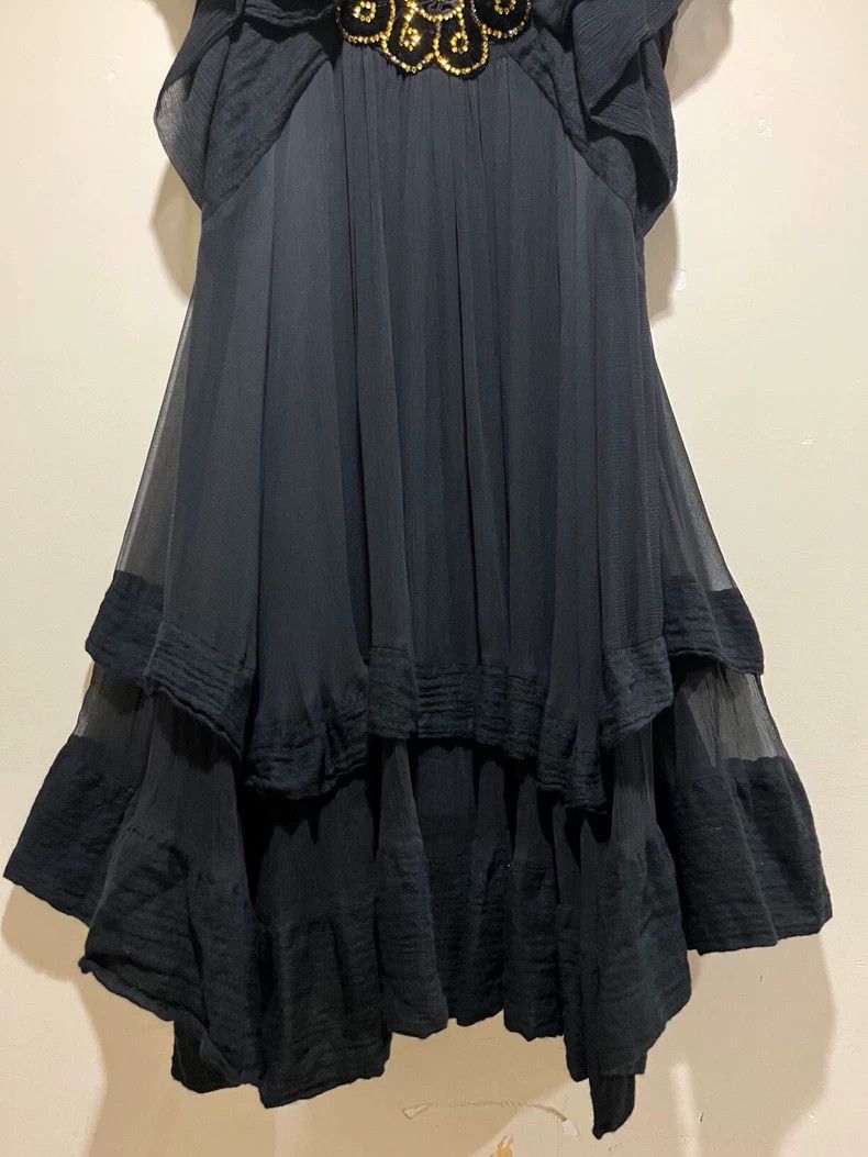 Kenzo Kenzo Silk Wool Black Maxi Dress - dmc Size ONE SIZE - 4 Thumbnail