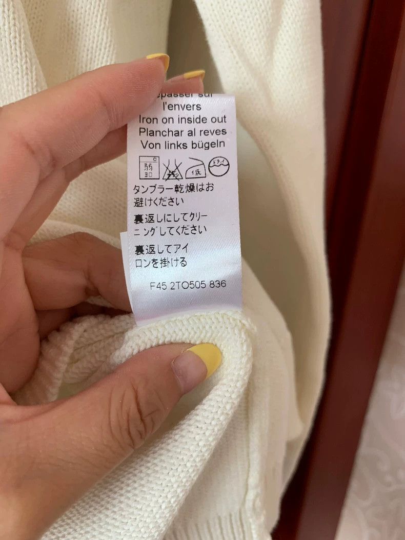 Kenzo KENZO White Sweater with K Logo - dmc Size US S / EU 44-46 / 1 - 4 Thumbnail