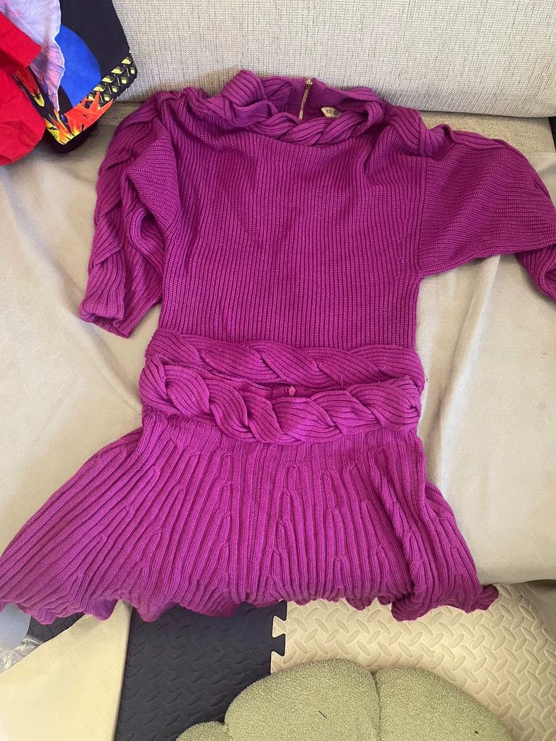 Kenzo Kenzo Purple Knit Dress Set S - dmc Size US S / EU 44-46 / 1 - 9 Thumbnail
