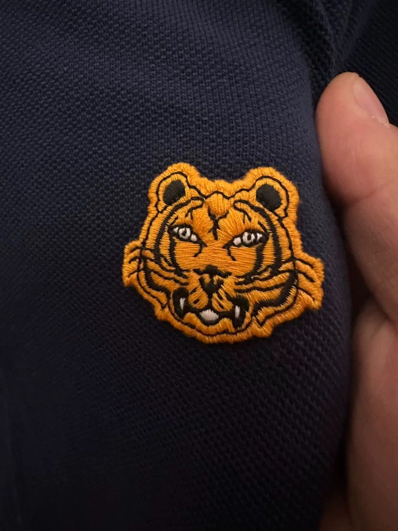 Kenzo Kenzo Men's Tiger Head Polo Shirt - dmc Size US L / EU 52-54 / 3 - 3 Thumbnail