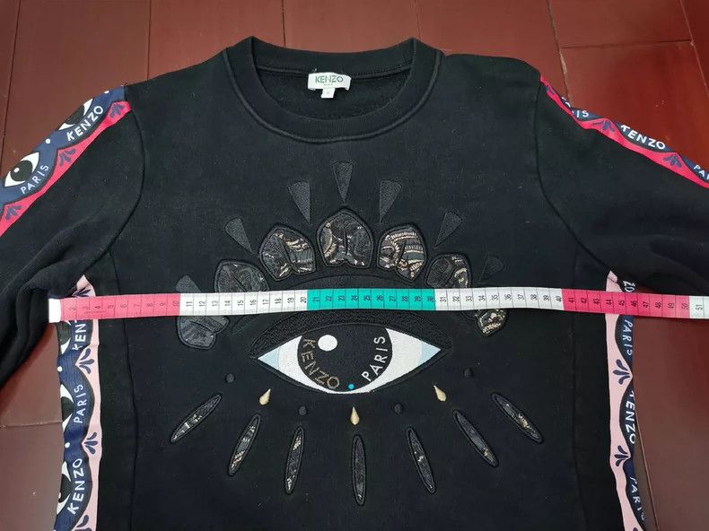 Kenzo Kenzo Black Long Sleeve Sweatshirt - dmc Size US S / EU 44-46 / 1 - 9 Thumbnail