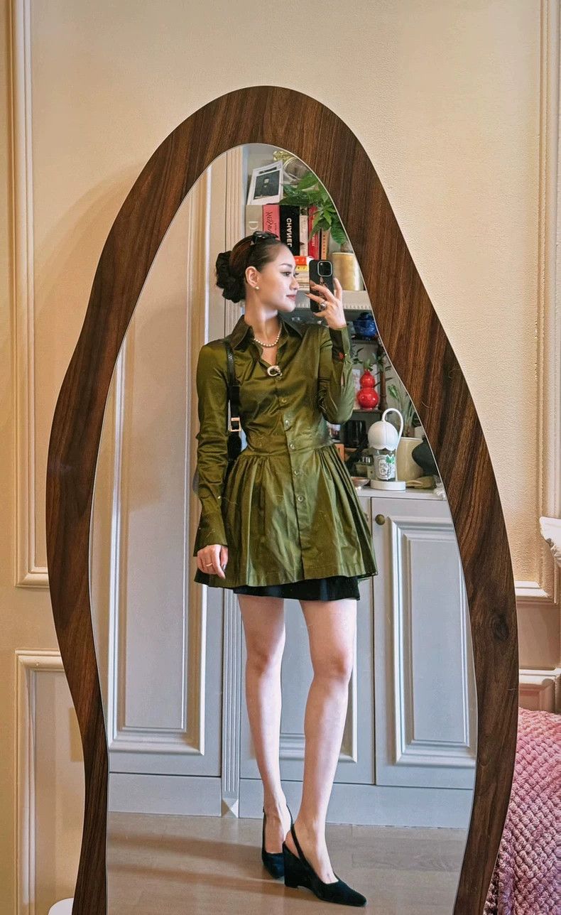 Kenzo Vintage Green Shirt Dress - dmc