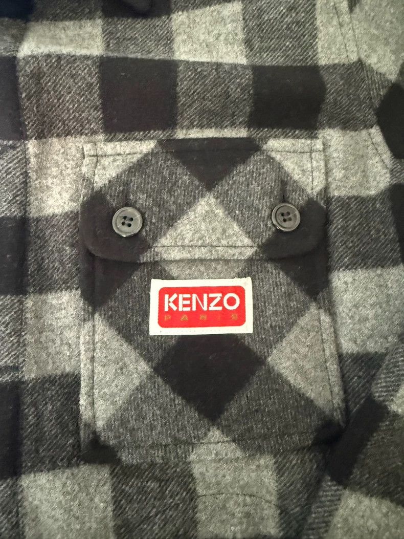 Kenzo KENZO Check Flannel Shirt XL - dmc Size US XL / EU 56 / 4 - 3 Thumbnail