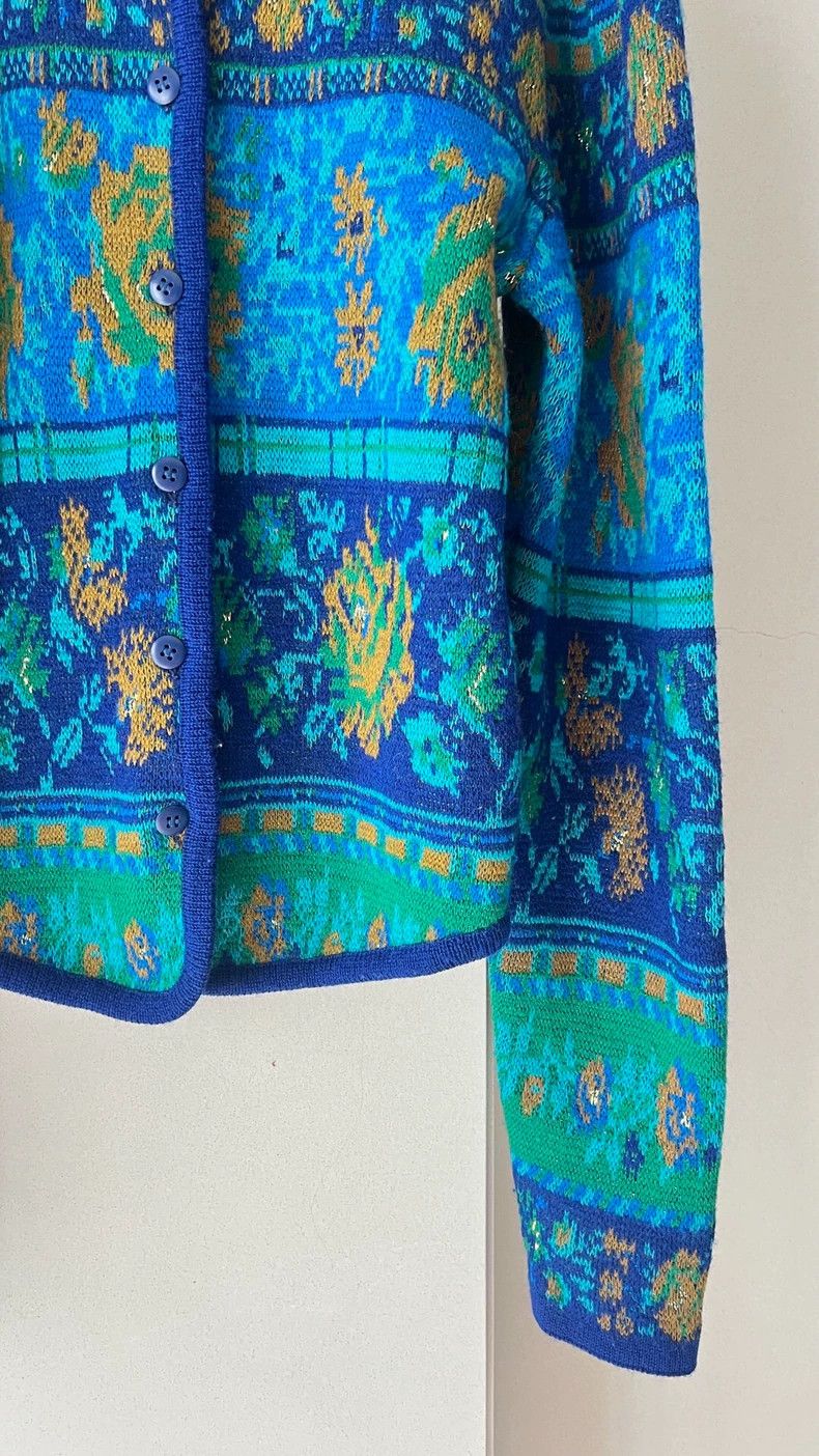 Kenzo Kenzo Embroidered Knit Cardigan - dmc Size US M / EU 48-50 / 2 - 2 Thumbnail