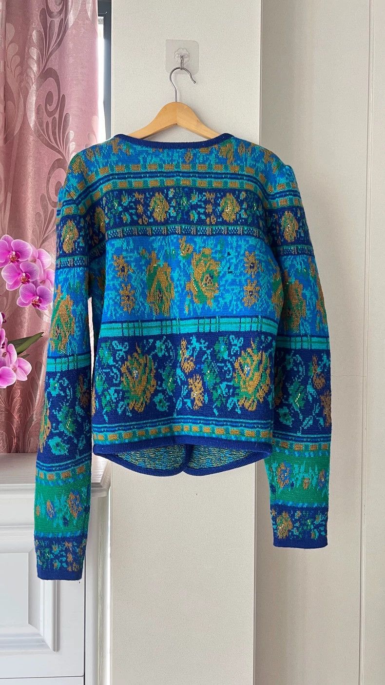 Kenzo Kenzo Embroidered Knit Cardigan - dmc Size US M / EU 48-50 / 2 - 7 Thumbnail