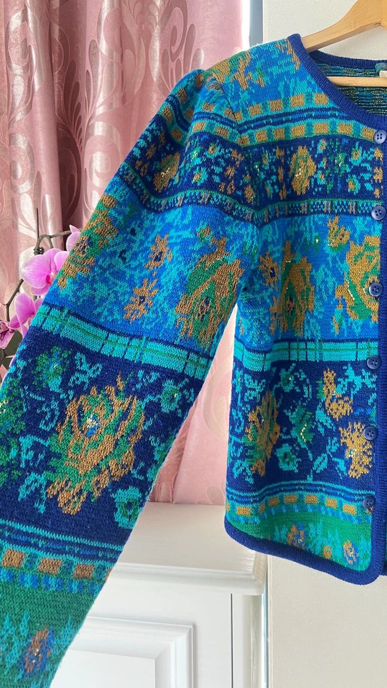 Kenzo Kenzo Embroidered Knit Cardigan - dmc Size US M / EU 48-50 / 2 - 6 Thumbnail