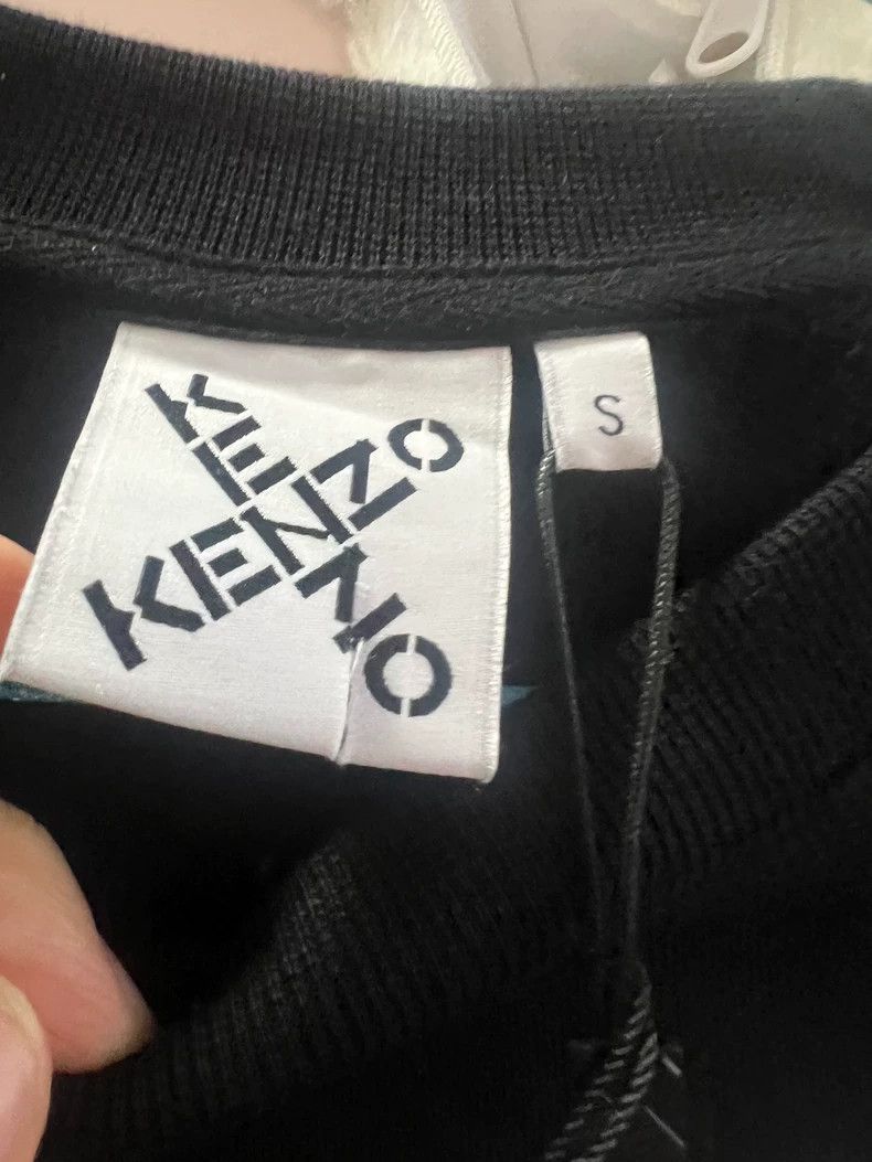 Kenzo KENZO S Logo Oversized Sweatshirt Dress - dmc Size US S / EU 44-46 / 1 - 5 Thumbnail