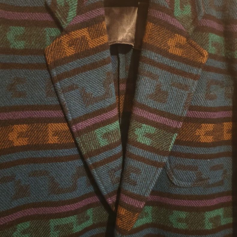 Kenzo KENZO Vintage Wool Patterned Blazer - dmc Size US M / EU 48-50 / 2 - 5 Thumbnail
