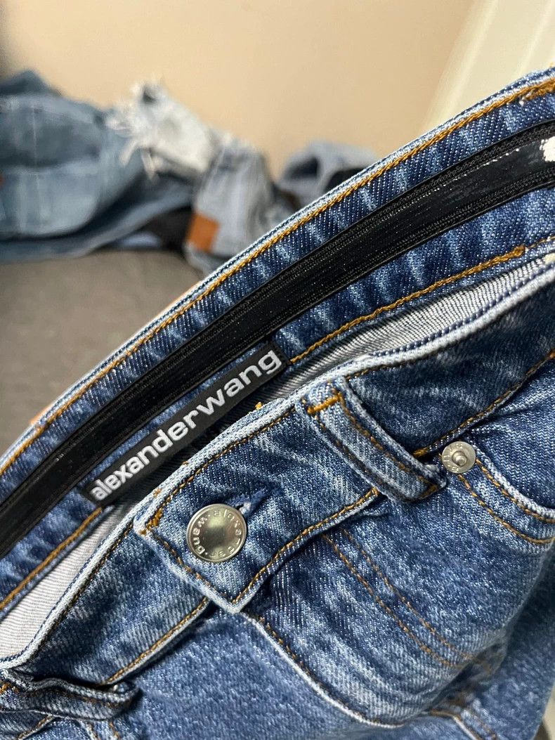Alexander Wang Alexander Wang Blue Denim Mini Skirt - dmc Size US 26 / EU 42 - 6 Thumbnail