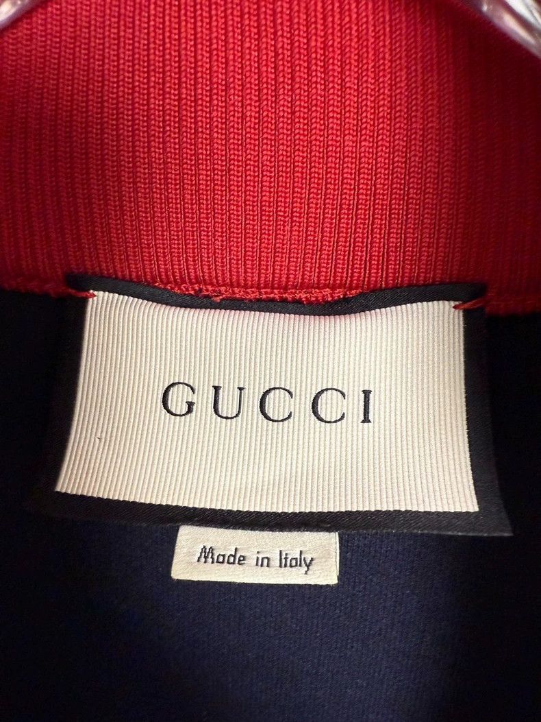 Gucci Gucci Red Green Bee Embroidery Jacket - dmc Size US XXS / EU 40 - 3 Thumbnail