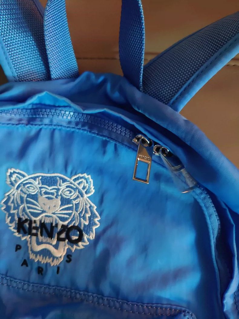 Kenzo KENZO Blue Tiger Embroidered Backpack - dmc Size ONE SIZE - 2 Thumbnail