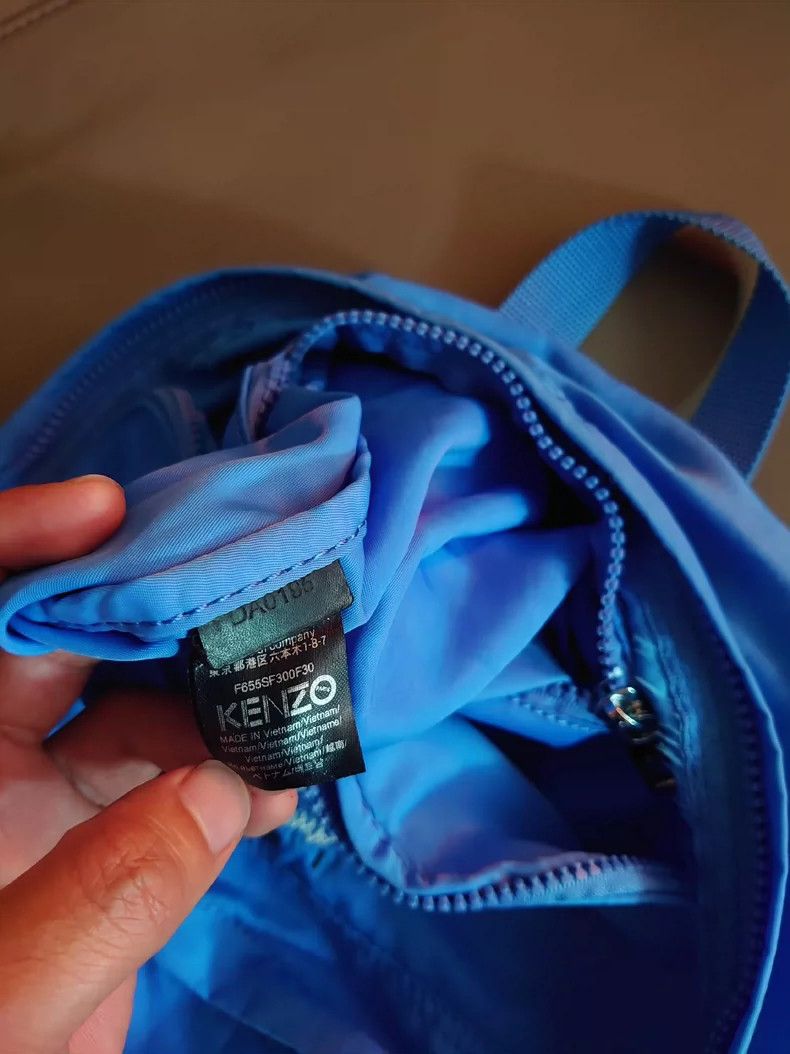 Kenzo KENZO Blue Tiger Embroidered Backpack - dmc Size ONE SIZE - 8 Thumbnail