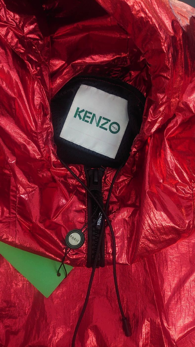 Kenzo Kenzo Red Hooded Rain Jacket - dmc Size US S / EU 44-46 / 1 - 3 Thumbnail