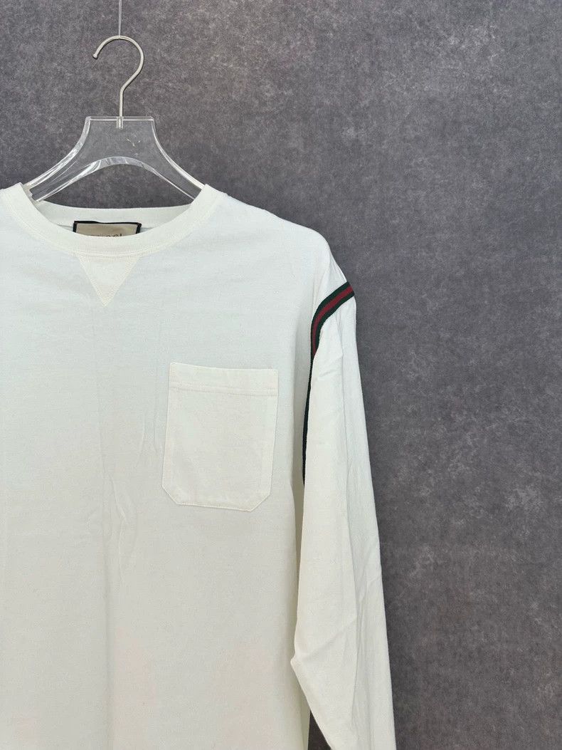 Gucci Gucci FW23 Striped Chest Pocket Long Sleeve - dmc Size US S / EU 44-46 / 1 - 5 Thumbnail