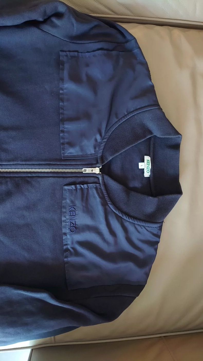 Kenzo KENZO Blue Zip-Up Jacket - dmc Size US L / EU 52-54 / 3 - 3 Thumbnail