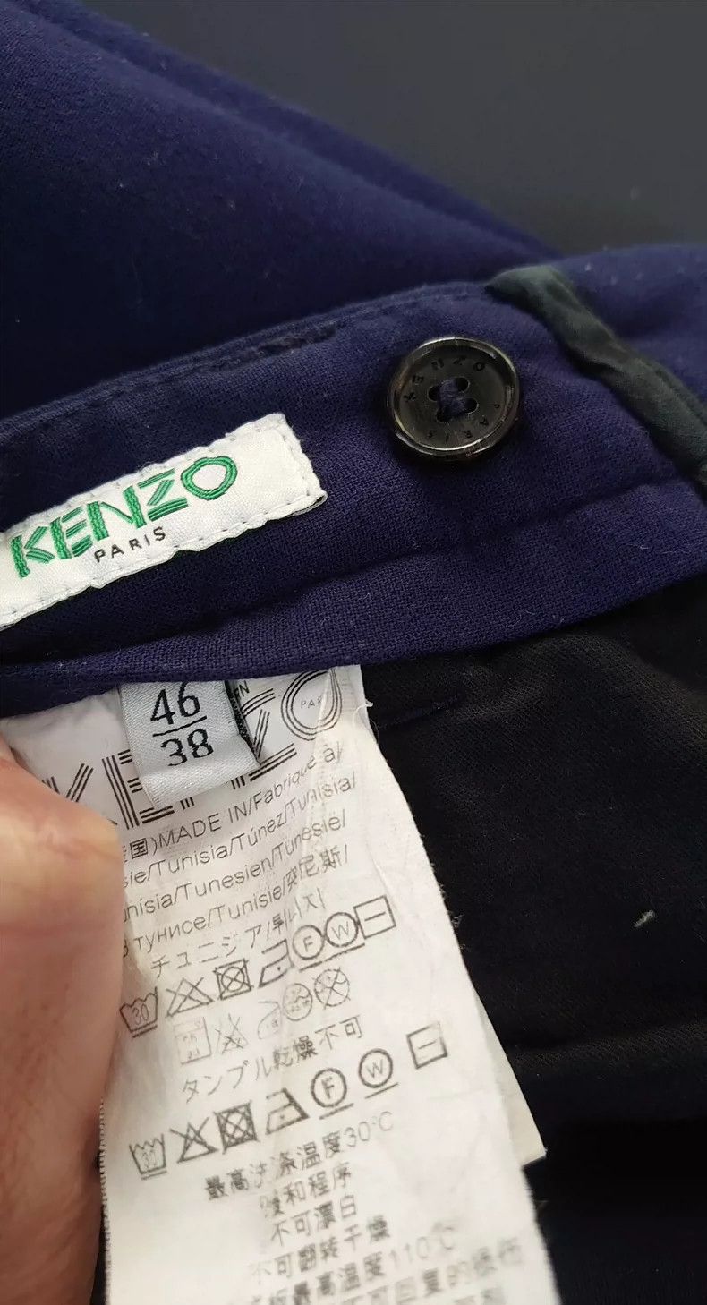 Kenzo Kenzo Men's Blue Casual Long Pants - dmc Size US 34 / EU 50 - 4 Thumbnail