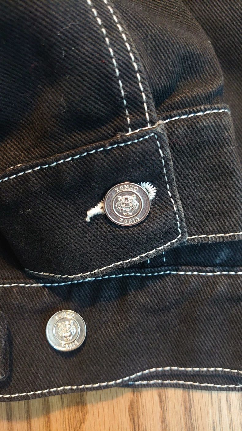 Levi's KENZO Men's Black Denim Jacket - dmc Size US S / EU 44-46 / 1 - 8 Thumbnail