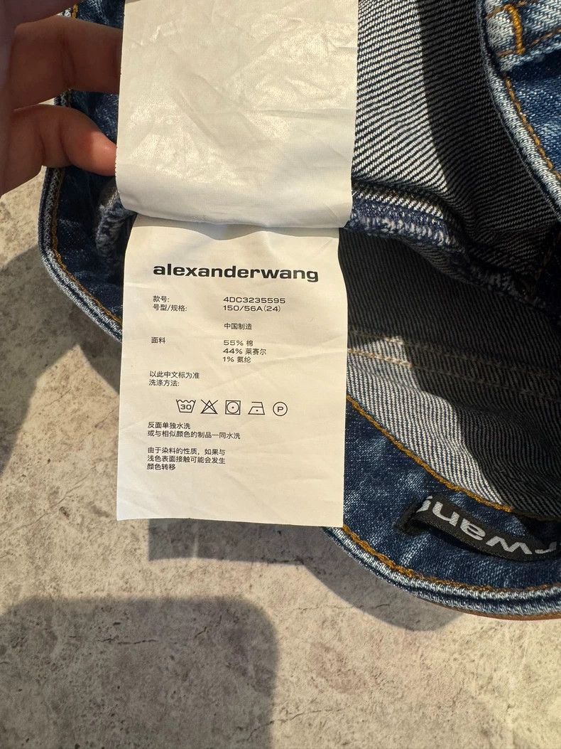 Alexander Wang Alexander Wang Denim Shorts Skirt - dmc Size US 26 / EU 42 - 8 Thumbnail