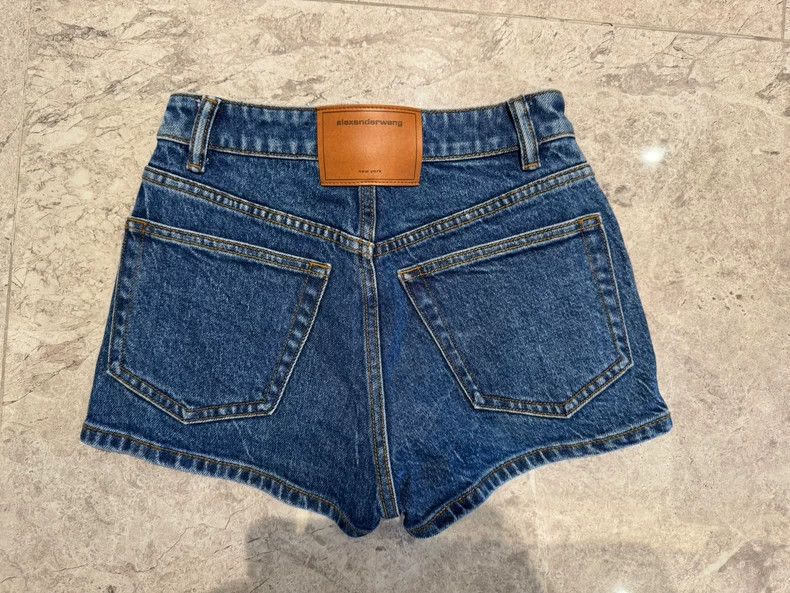 Alexander Wang Alexander Wang Denim Shorts Skirt - dmc Size US 26 / EU 42 - 5 Thumbnail