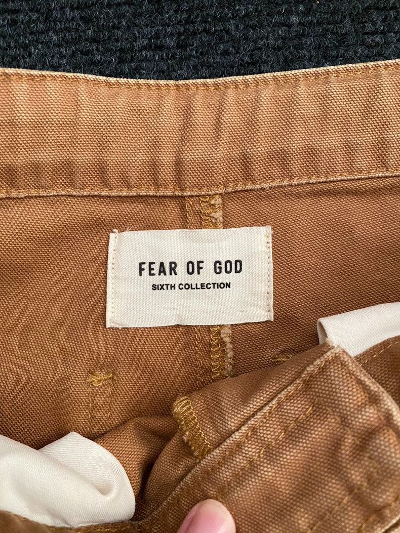 Fear of God Fear of God 6th Clay Dye Cargo Pants - dmc Size US 26 / EU 42 - 3 Thumbnail