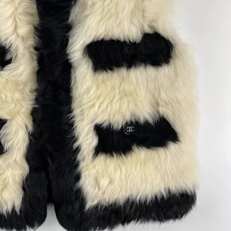 Chanel Chanel Black White Wool Vest with Pockets - dmc Size US XS / EU 42 / 0 - 2 Thumbnail