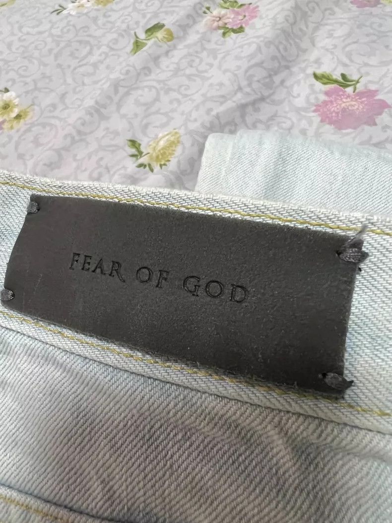 Fear of God Fear of God 5th Main Line Washed Light Blue Jeans - dmc Size US 34 / EU 50 - 5 Thumbnail