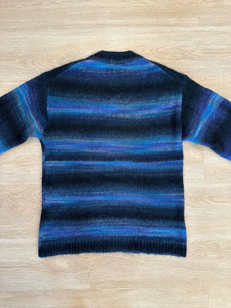 Kenzo Kenzo Blue Striped Wool Sweater Men - dmc Size US L / EU 52-54 / 3 - 2 Thumbnail