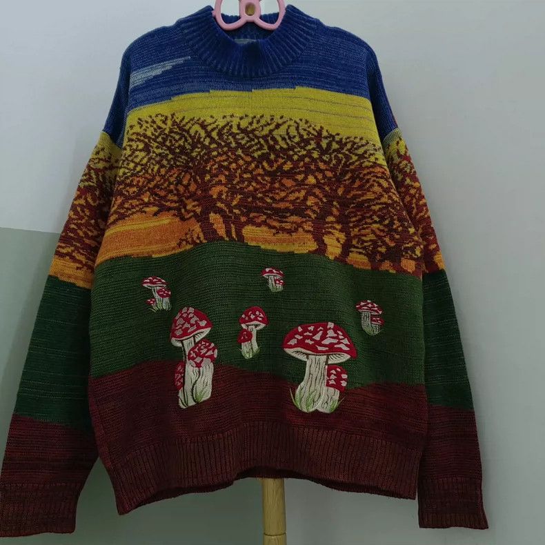 Kenzo KENZO Vintage Landscape Wool Sweater - dmc Size US XL / EU 56 / 4 - 3 Thumbnail