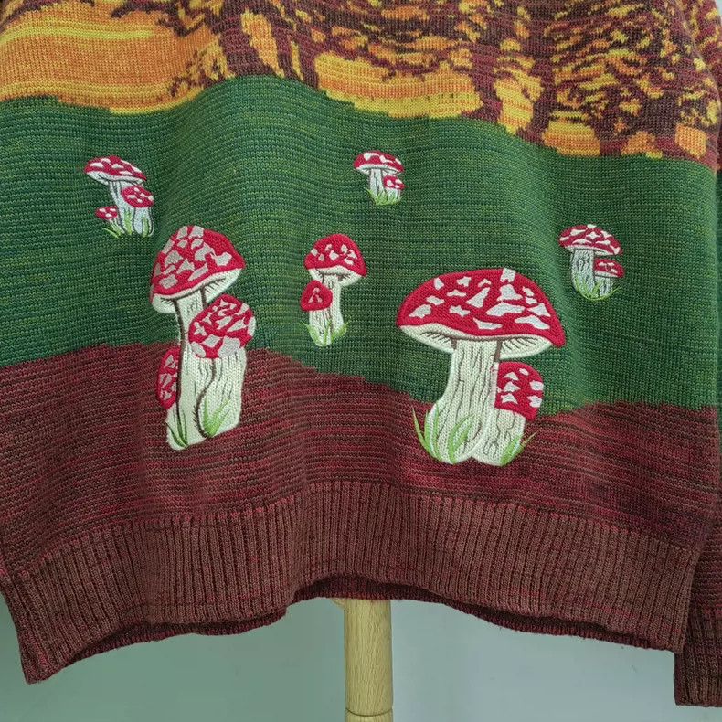 Kenzo KENZO Vintage Landscape Wool Sweater - dmc Size US XL / EU 56 / 4 - 4 Thumbnail