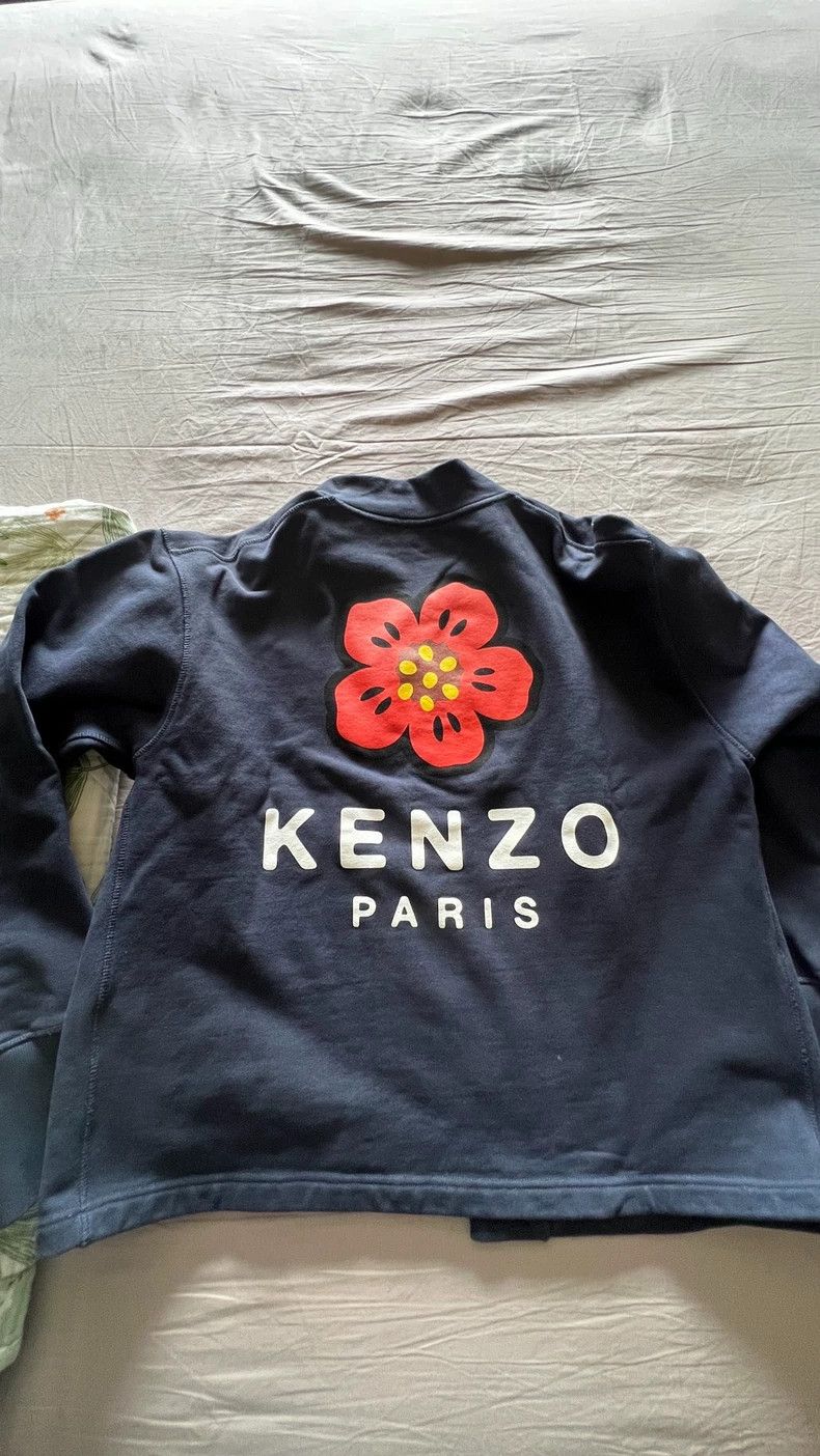 Kenzo KENZO Blue Vintage Sweatshirt Jacket - dmc Size US M / EU 48-50 / 2 - 6 Thumbnail