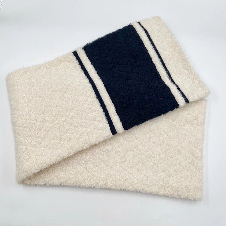 Chanel Chanel Ski Series Blue White Logo Scarf - dmc Size ONE SIZE - 3 Thumbnail