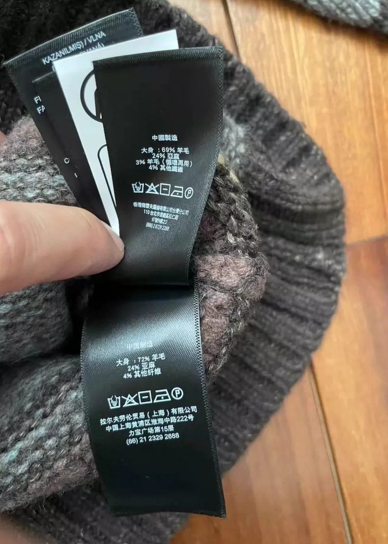 RRL Men's Knit Sweater Cardigan - dmc