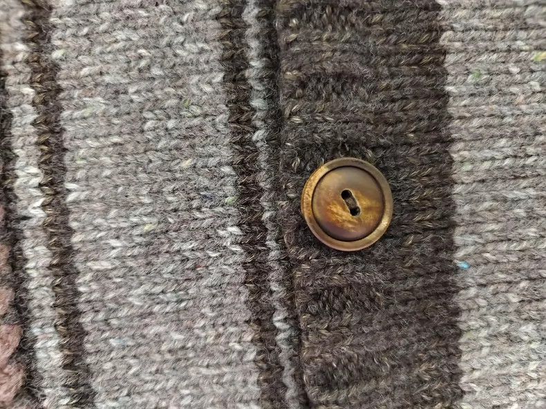 RRL Men's Knit Sweater Cardigan - dmc