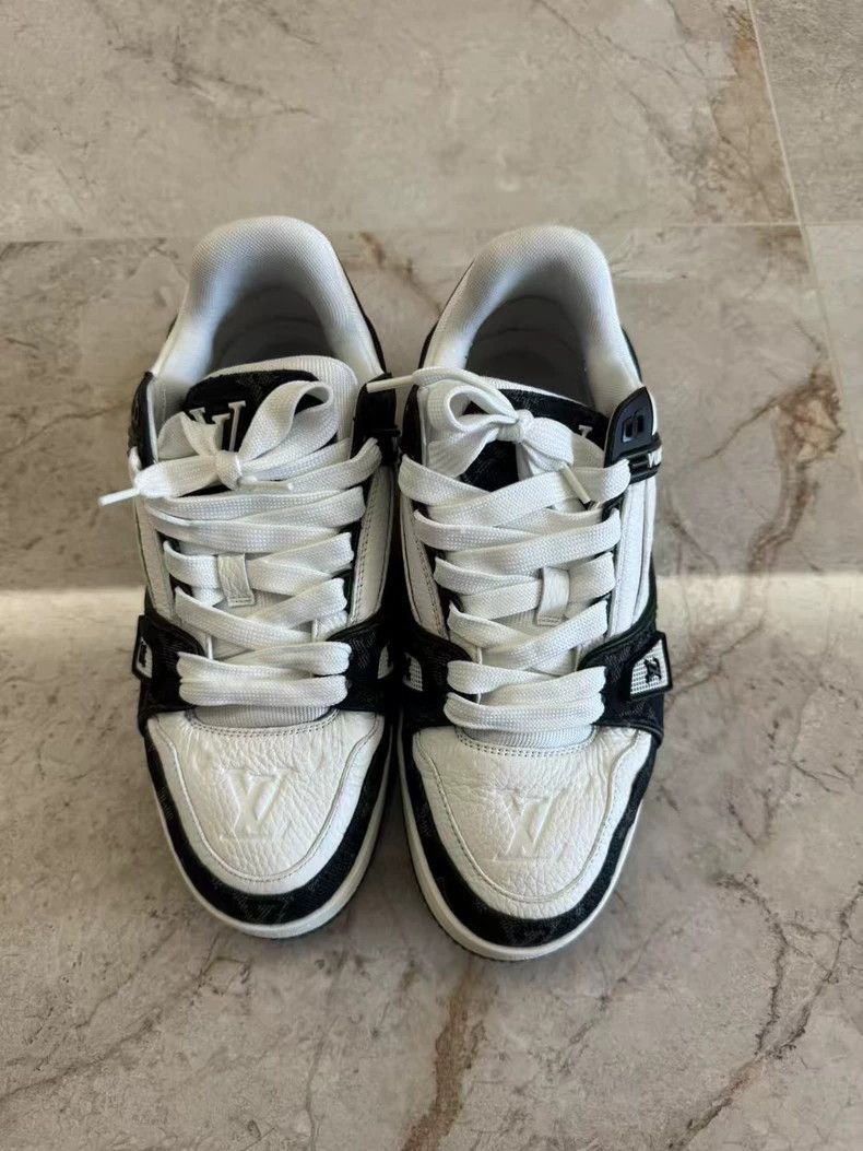 Louis Vuitton Louis Vuitton LV Trainer Sneakers - dmc Size US 9.5 / EU 42-43 - 2 Thumbnail