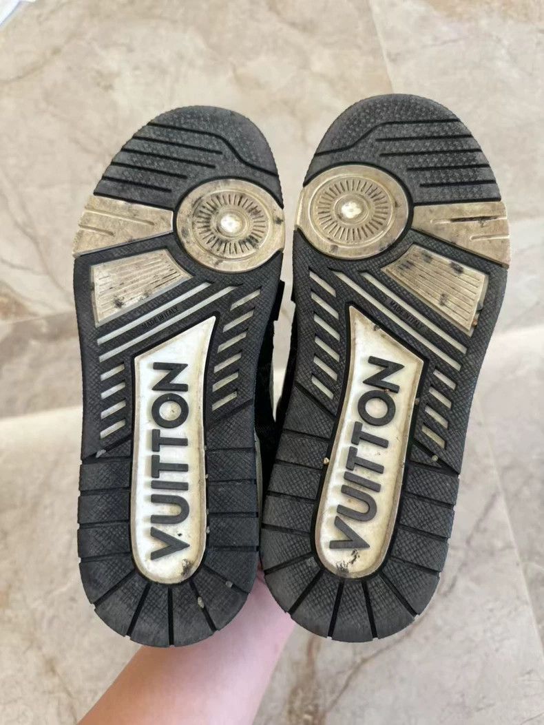 Louis Vuitton Louis Vuitton LV Trainer Sneakers - dmc Size US 9.5 / EU 42-43 - 4 Thumbnail