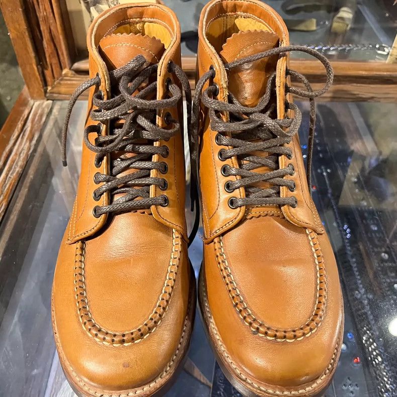 RRL Ralph Lauren RRL Double RL Leather Work Boots - dmc Size US 9.5 / EU 42-43 - 5 Thumbnail
