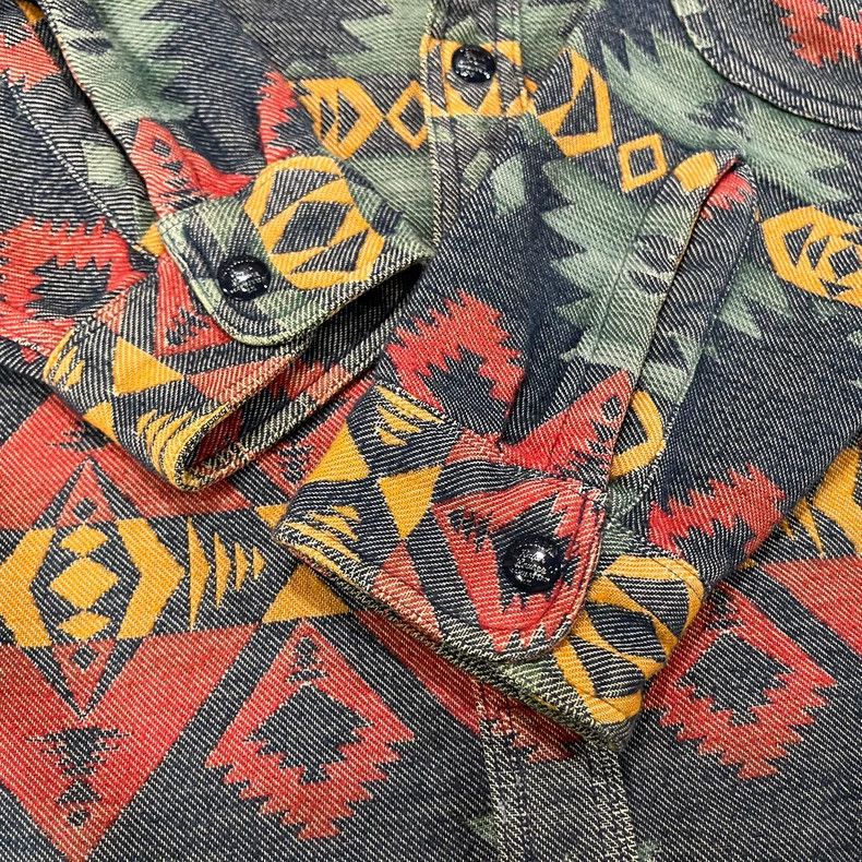 RRL Ralph Lauren RRL Southwest Pattern Button-Up Shirt - dmc Size US S / EU 44-46 / 1 - 9 Thumbnail