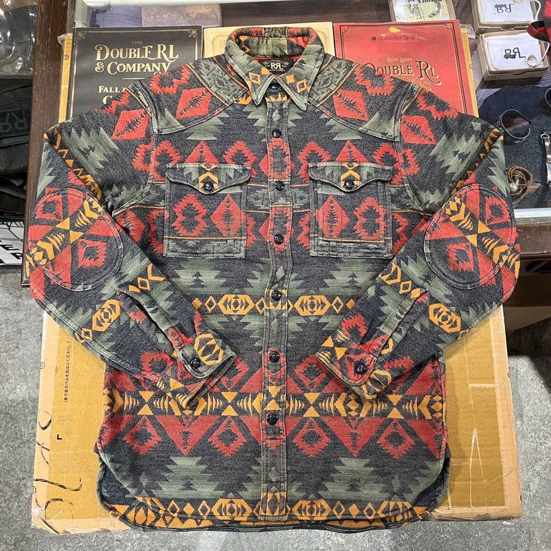 RRL Ralph Lauren RRL Southwest Pattern Button-Up Shirt - dmc Size US S / EU 44-46 / 1 - 2 Thumbnail