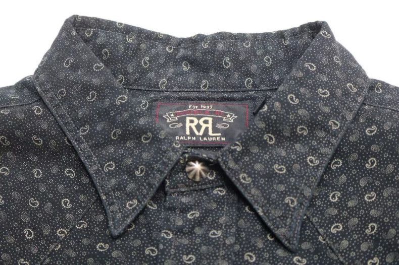 RRL Ralph Lauren RRL Vintage Paisley Western Shirt - dmc Size US M / EU 48-50 / 2 - 4 Thumbnail