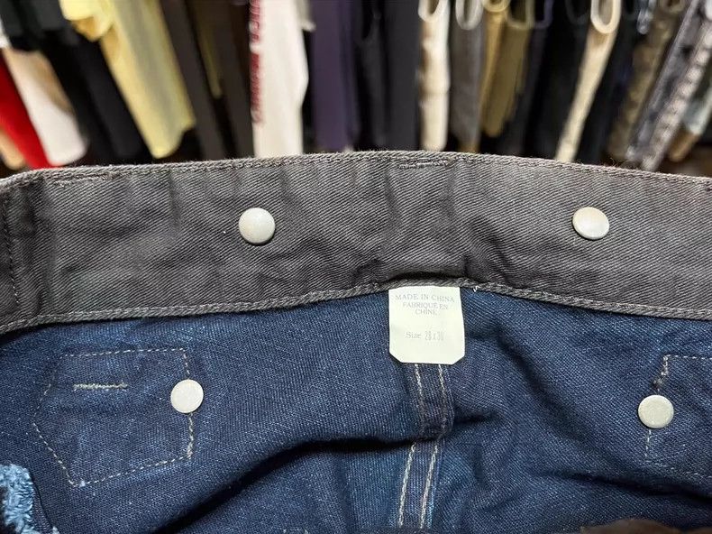 RRL Ralph Lauren RRL Vintage Patch Distressed Denim Jeans - dmc Size US 28 / EU 44 - 3 Thumbnail