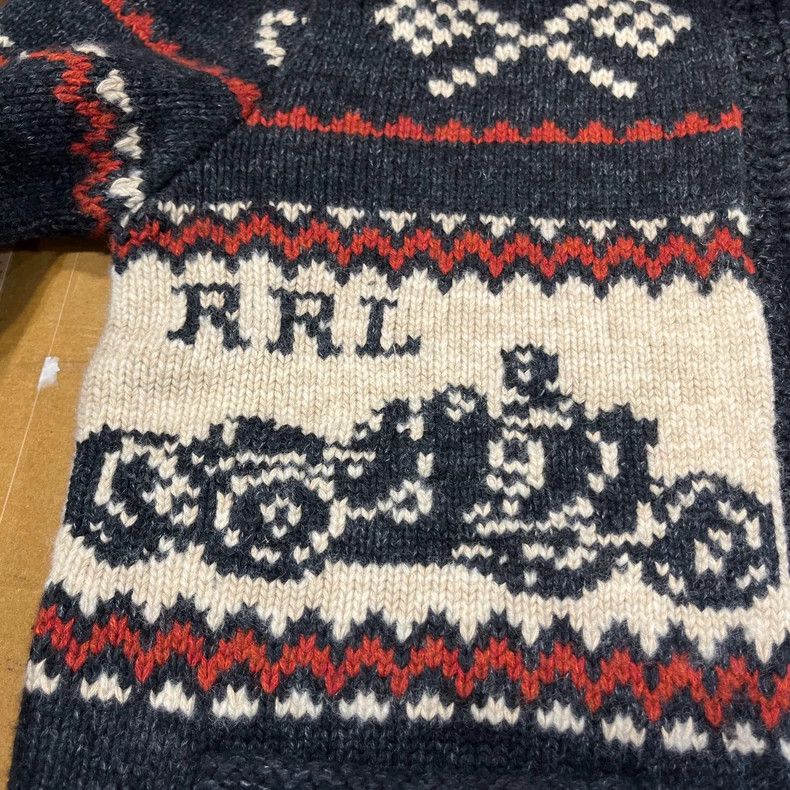 RRL Ralph Lauren RRL Fair Isle Zip-Up Sweater - dmc Size US S / EU 44-46 / 1 - 8 Thumbnail