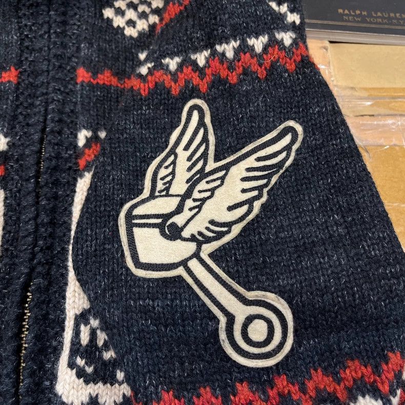 RRL Ralph Lauren RRL Fair Isle Zip-Up Sweater - dmc Size US S / EU 44-46 / 1 - 7 Thumbnail