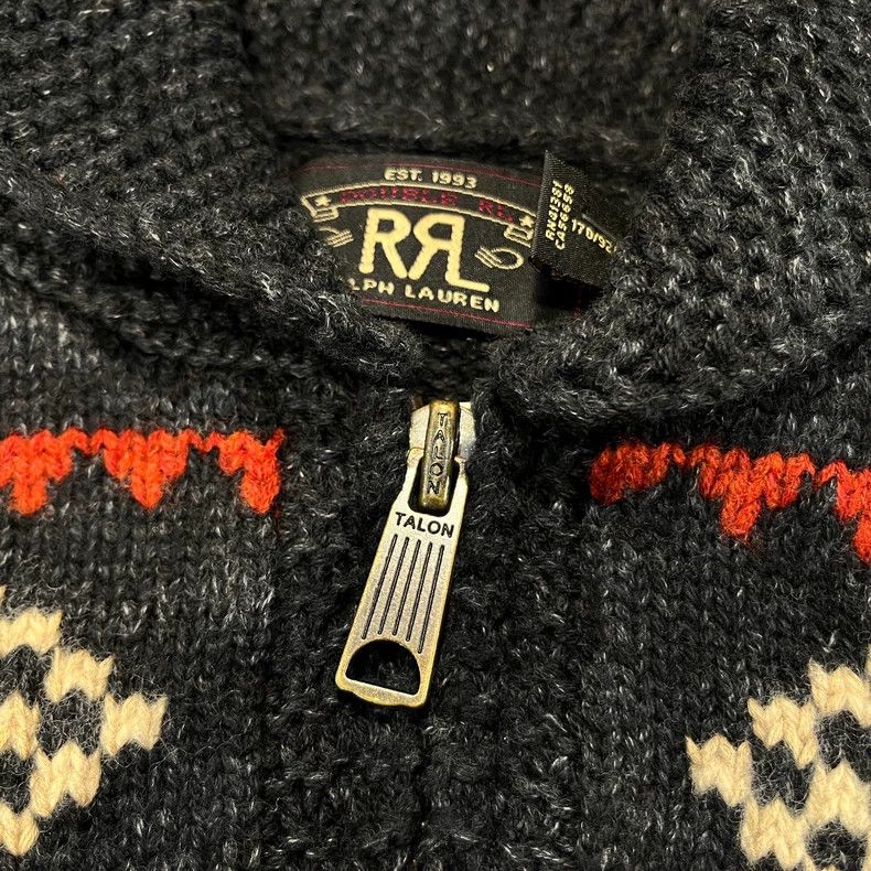 RRL Ralph Lauren RRL Fair Isle Zip-Up Sweater - dmc Size US S / EU 44-46 / 1 - 5 Thumbnail