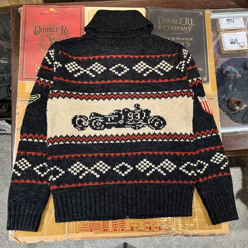 RRL Ralph Lauren RRL Fair Isle Zip-Up Sweater - dmc Size US S / EU 44-46 / 1 - 3 Thumbnail