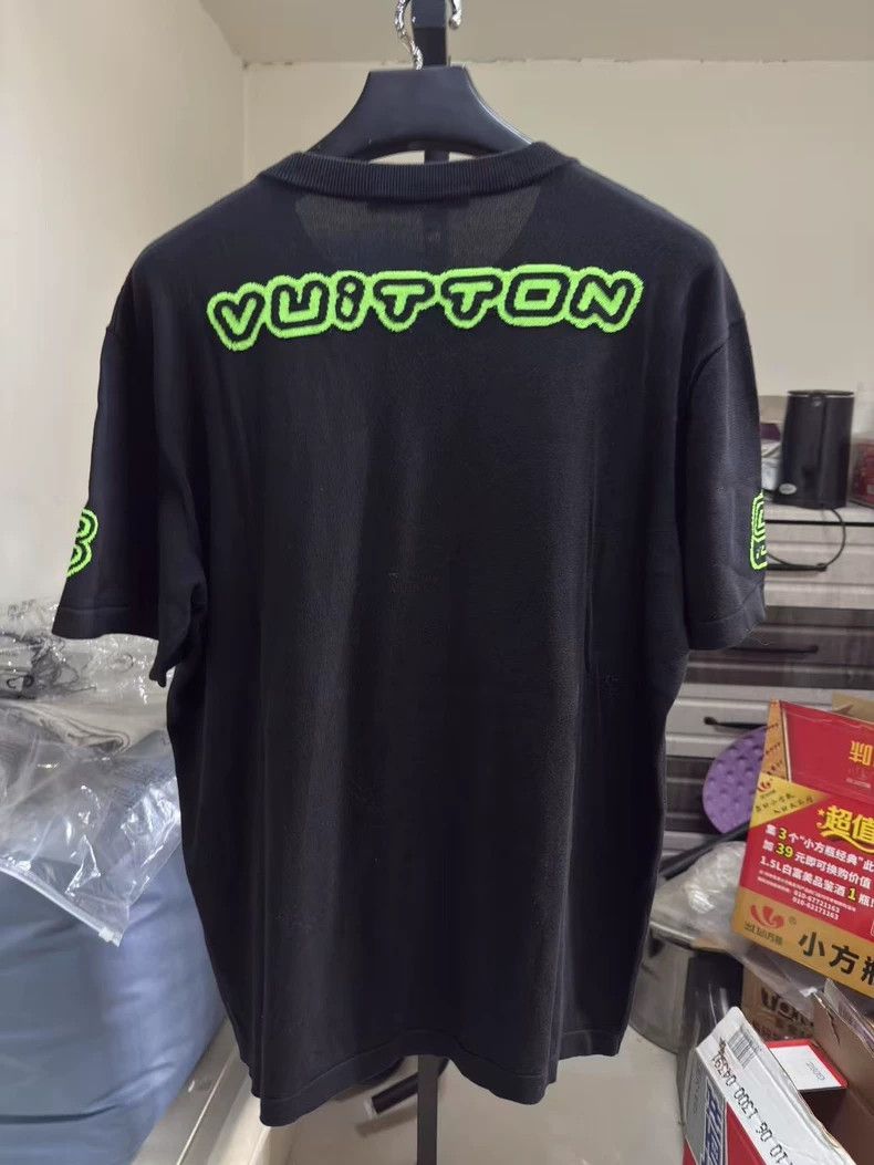 Louis Vuitton Louis Vuitton LV 1854 Black Green Knit Tee - dmc Size US XL / EU 56 / 4 - 2 Thumbnail