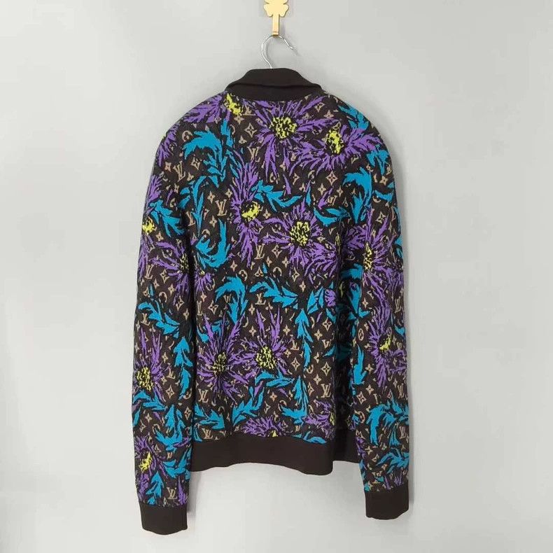 Louis Vuitton LOUIS VUITTON Purple Floral Jacket - dmc Size US M / EU 48-50 / 2 - 2 Thumbnail