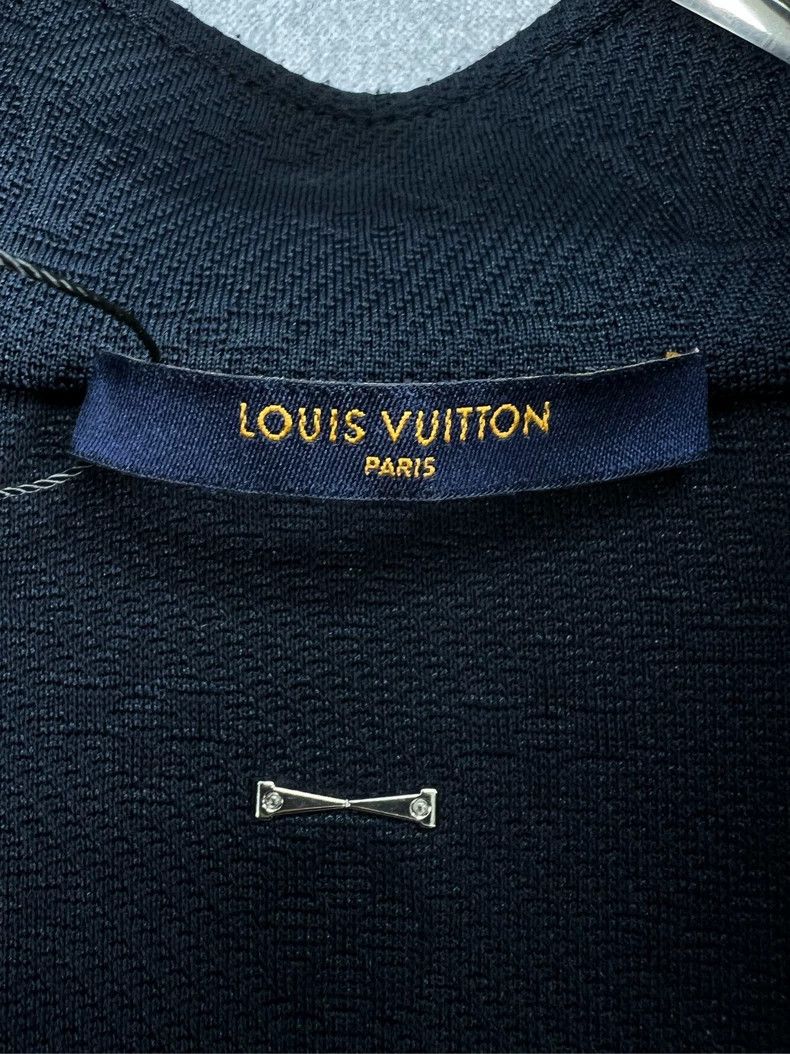 Louis Vuitton Louis Vuitton Blue Logo Zip Jacket - dmc Size US XXL / EU 58 / 5 - 4 Thumbnail