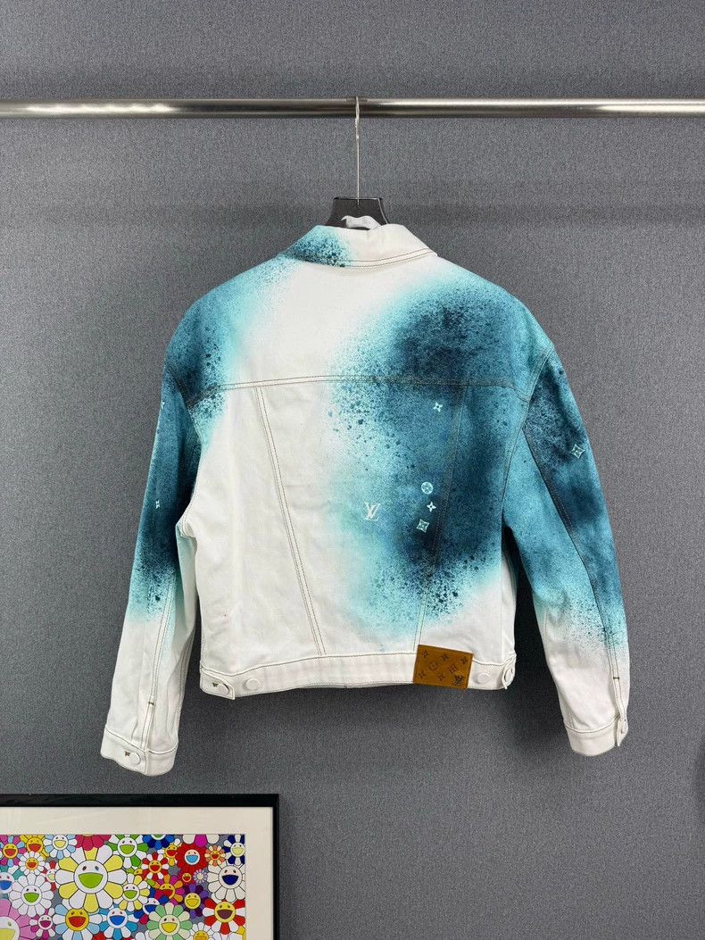 Louis Vuitton Louis Vuitton Tie-Dye Denim Jacket - dmc Size US M / EU 48-50 / 2 - 2 Thumbnail