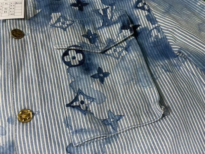 Louis Vuitton Louis Vuitton Denim Jacket Shirt - dmc Size US XL / EU 56 / 4 - 4 Thumbnail